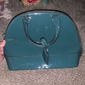 Teal big purse